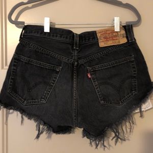 Vintage Black Levi shorts